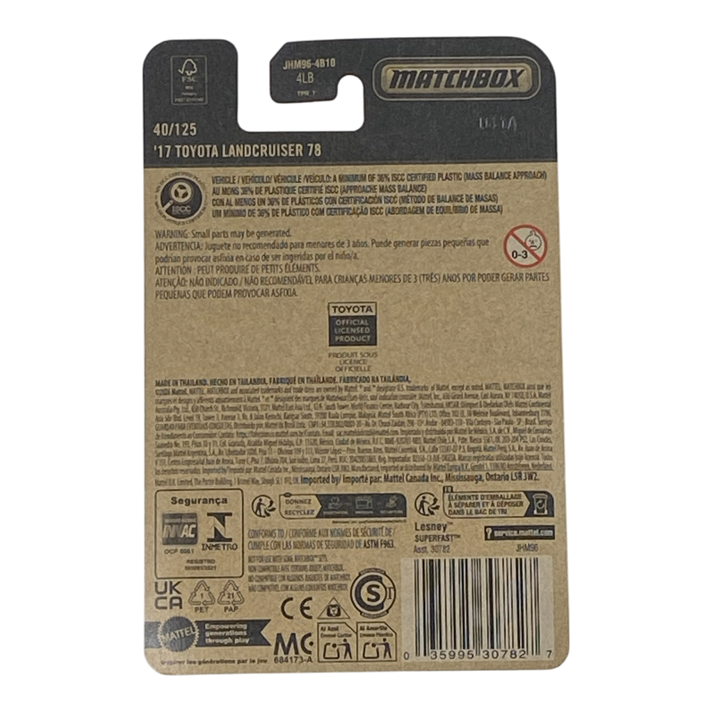 Matchbox '17 Toyota Landcruiser 78 - 2026 Matchbox Series 40/125