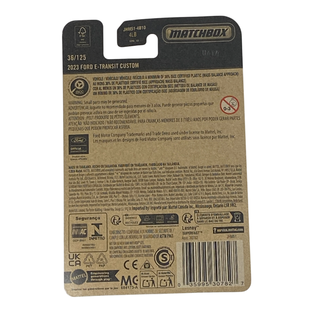 Matchbox 2023 Ford E-Transit Custom - 2026 Matchbox Series 36/125