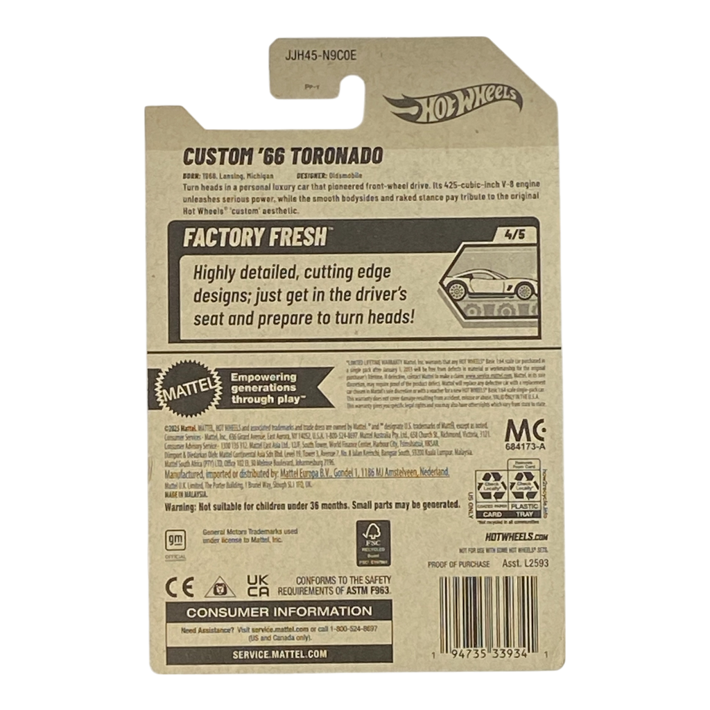 Hot Wheels Custom '66 Toronado - Factory Fresh Series 4/5