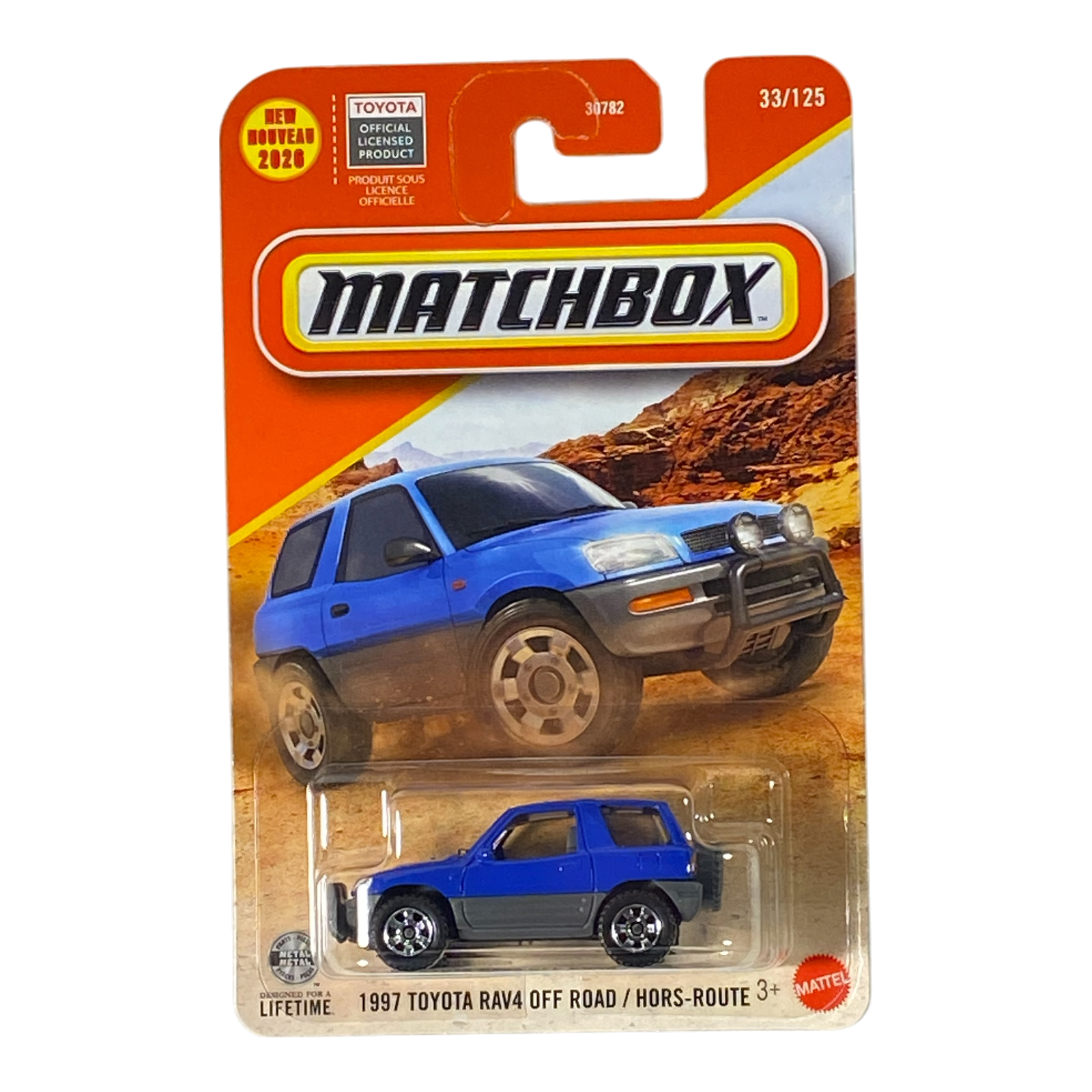 Matchbox 1997 Toyota RAV4 Off Road / Hors-Route - 2026 Matchbox Series 33/125