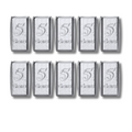 Lot of 10 – 5 Grain Solid Silver .999 Fine Micro Bars (1 Gram Total)