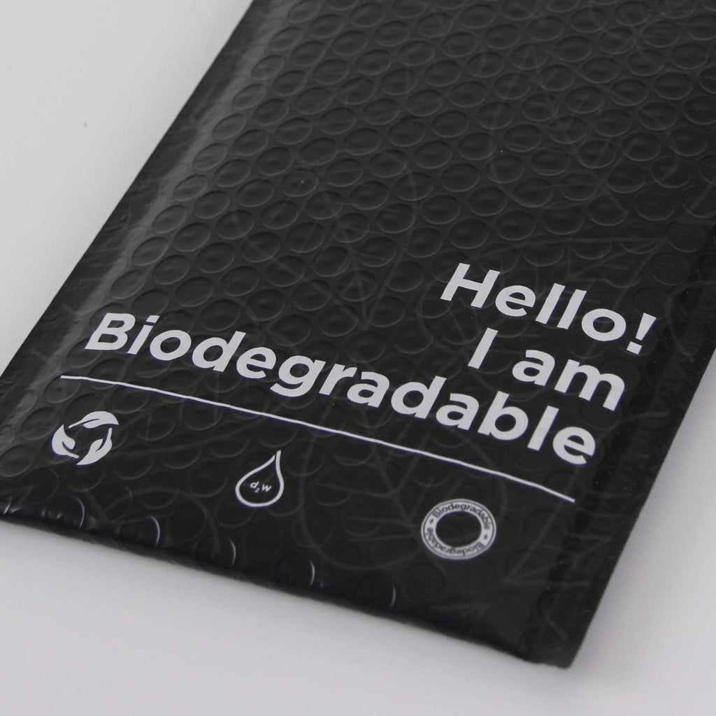 100% Biodegradable Bubble Mailers – 25-Pack | 6" x 10" | Eco-Friendly Padded Envelopes