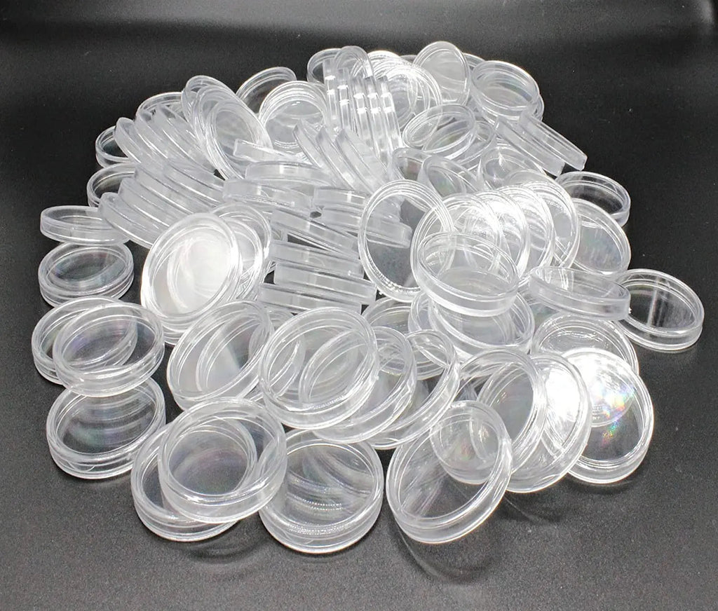 100-Piece Coin Capsule Storage Case | 30mm | Fits Silver Eagles, Quarters & More