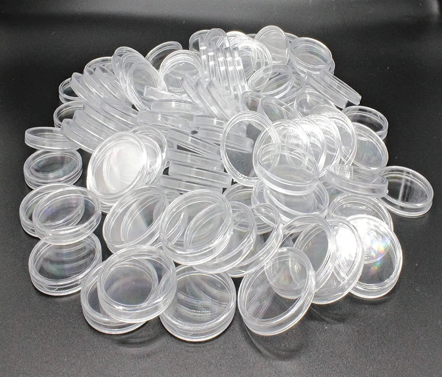 100-Piece Coin Capsule Storage Case | 30mm | Fits Silver Eagles, Quarters & More