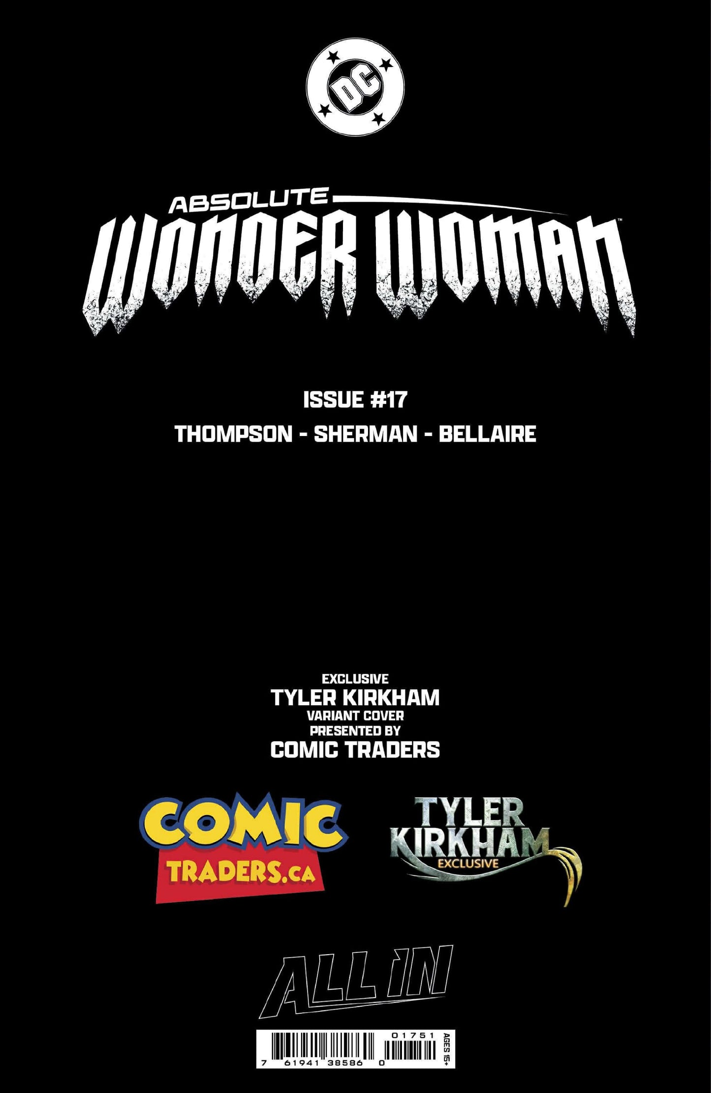 ABSOLUTE WONDER WOMAN #17 TYLER KIRKHAM Megacon 2026 EXCLUSIVE VAR (02/25/2026)